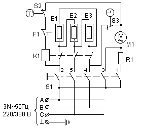 Схема тепловентилятора devitemp 110